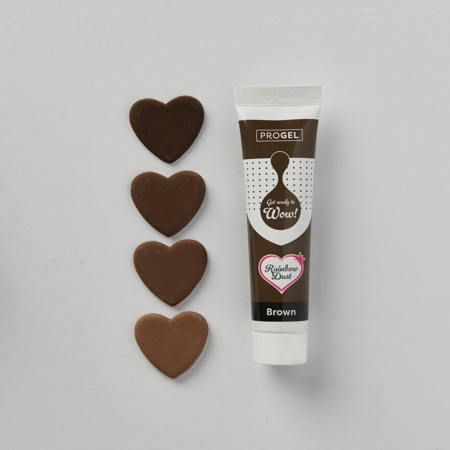Rainbow Dust ProGel Food Colouring Brown 25g