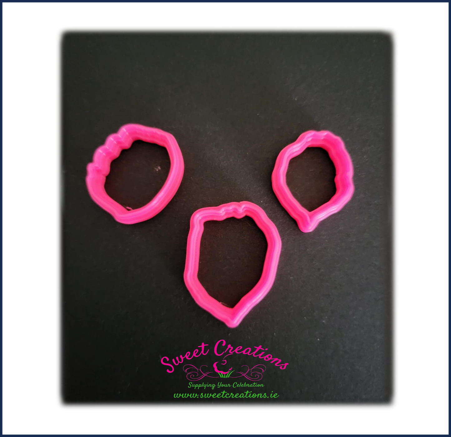 Cherry Blossom Petal Cutters Set of 3 by Miriam Pearson