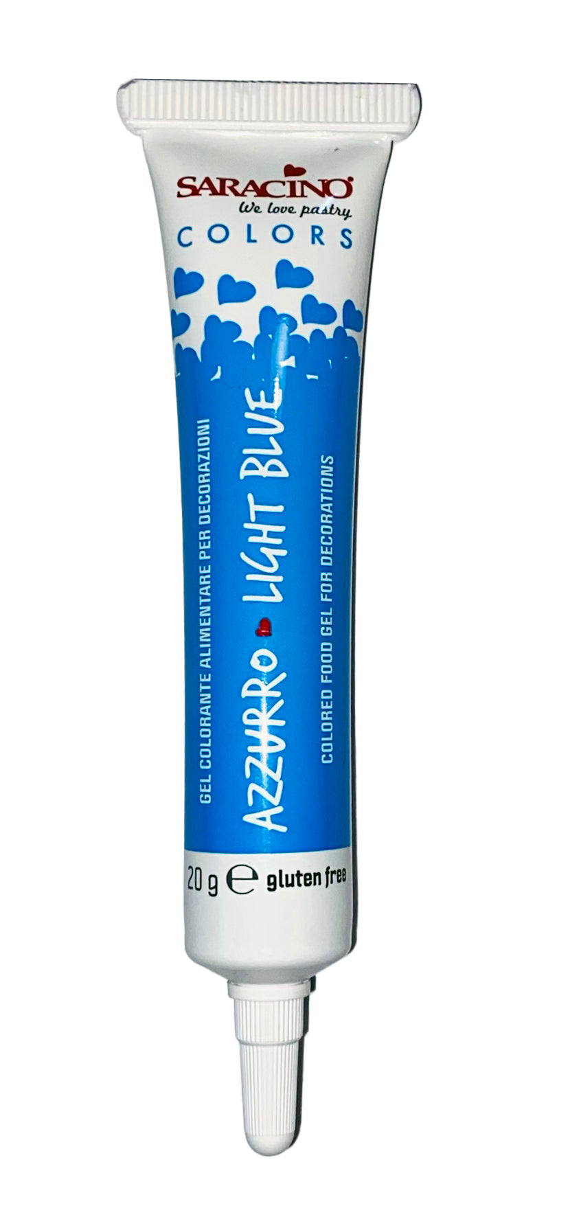 Saracino Food Gel Colours 20g- Light Blue
