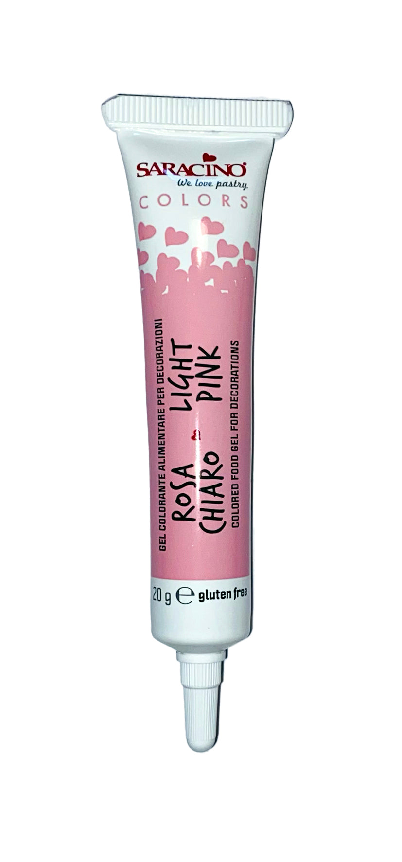 Saracino Food Gel Colours 20g- Light Pink