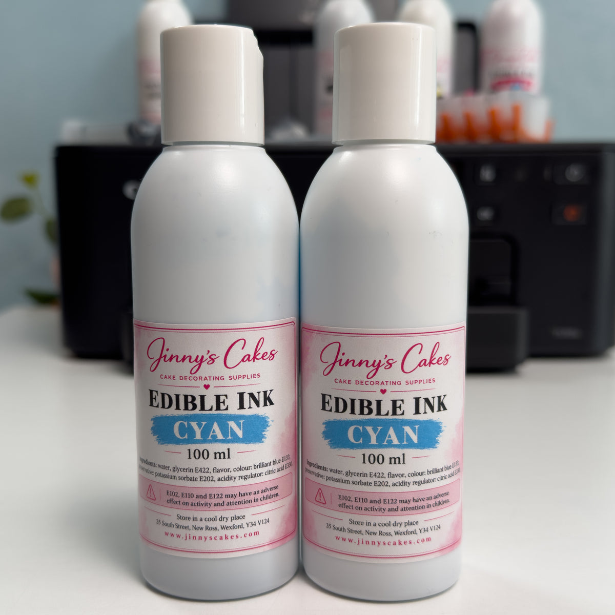 Cyan Edible Printer Ink 100ml – Jinny’s Cakes