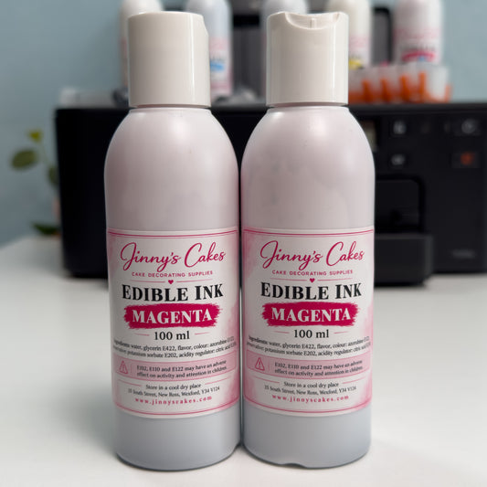 Magenta Edible Printer Ink 100ml | Jinny’s Cakes
