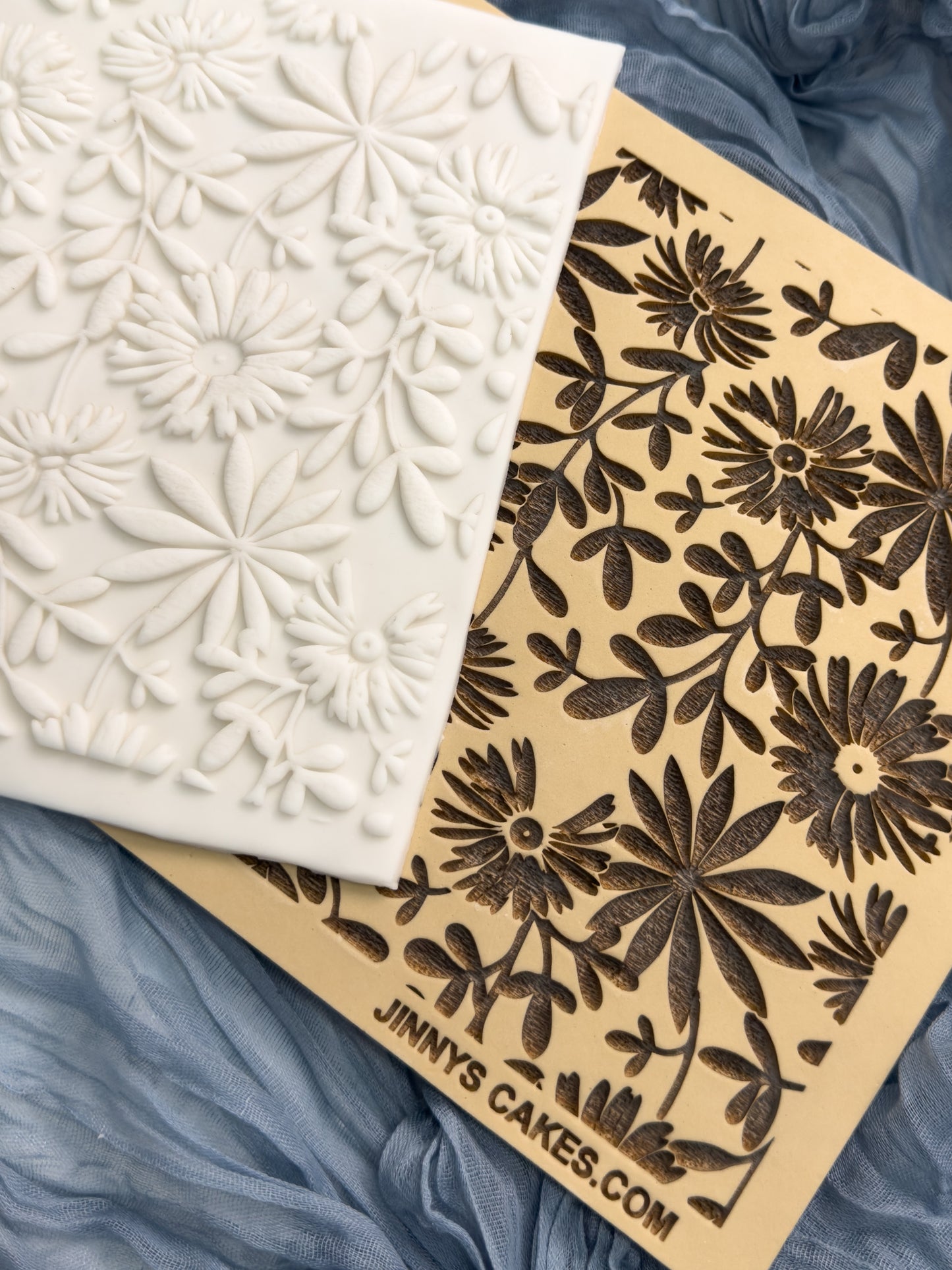 Secret Garden Floral Embossing Mat