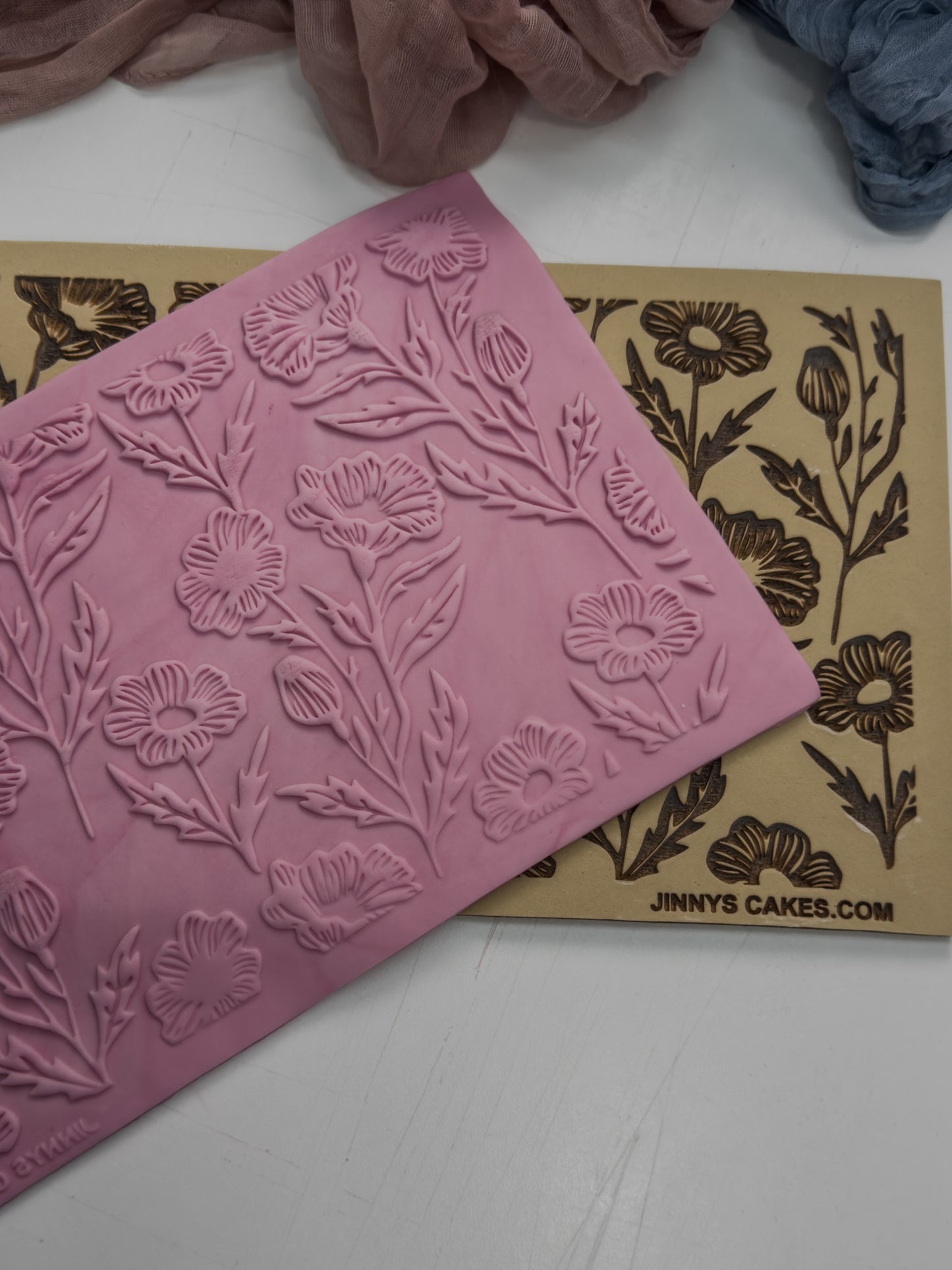 Meadow Floral Embossing Mat
