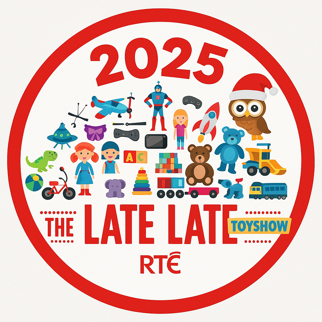 Late Late Toy Show Cupcake Toppers x 15 Precut