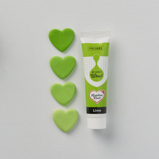 Rainbow Dust ProGel Food Lime Green Colouring 25g