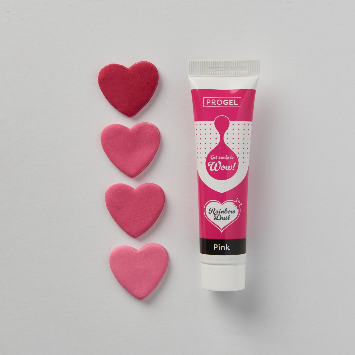 Rainbow Dust ProGel Food Pink Colouring 25g