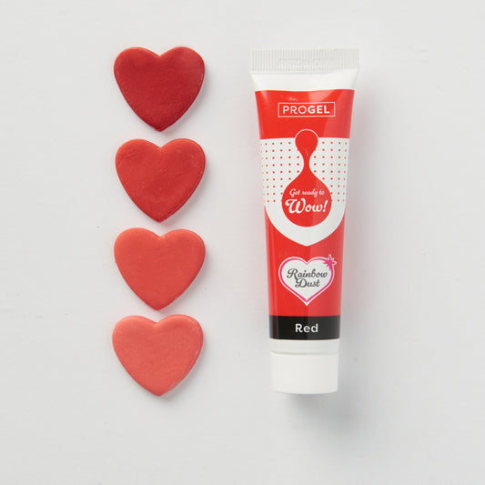 Rainbow Dust ProGel Food Red Colouring 25g