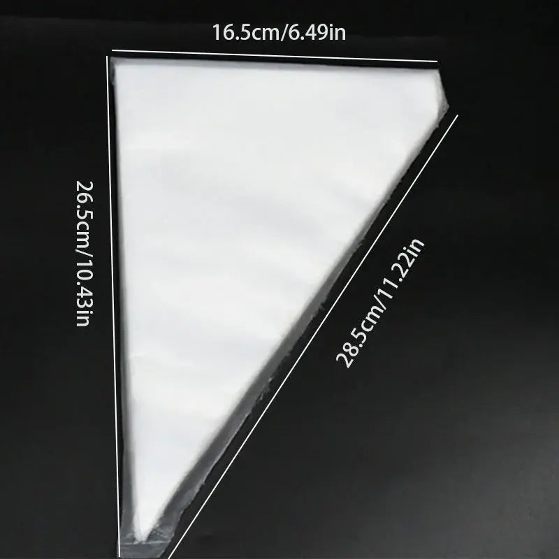 100pcs Thick 10" PE Disposable Piping Bags