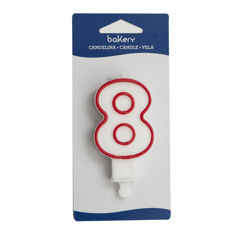 Decora Candle with Holder No 8