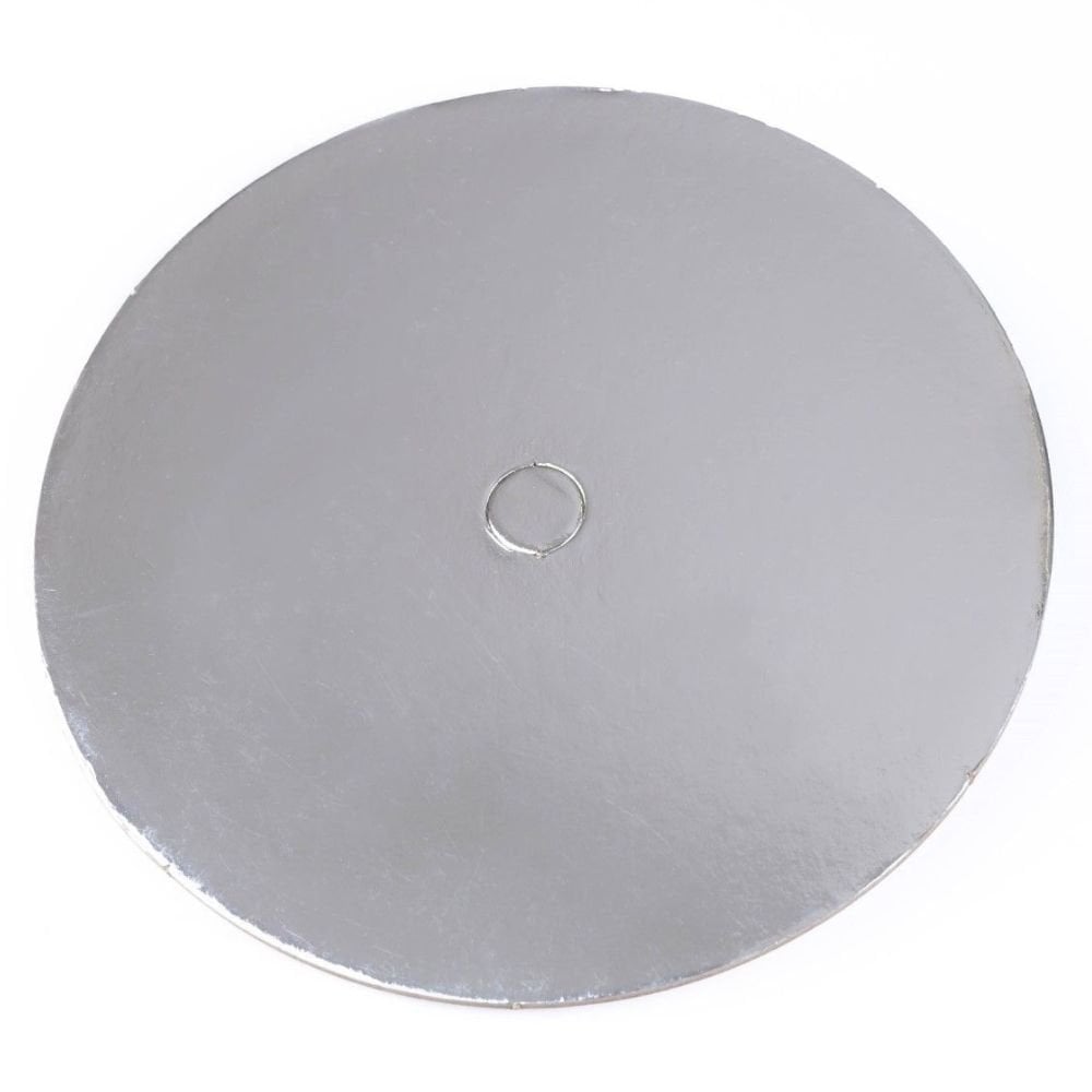 LOYAL Silver Round Perforated Cake Board 10inch