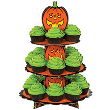 Decora 3-Tier Pumpkin Cardboard Cake Stand