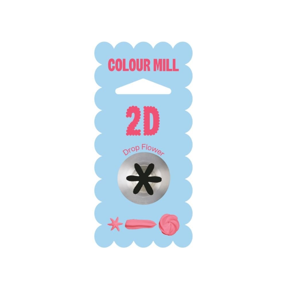 Colour Mill 2D Drop Flower Piping Tip