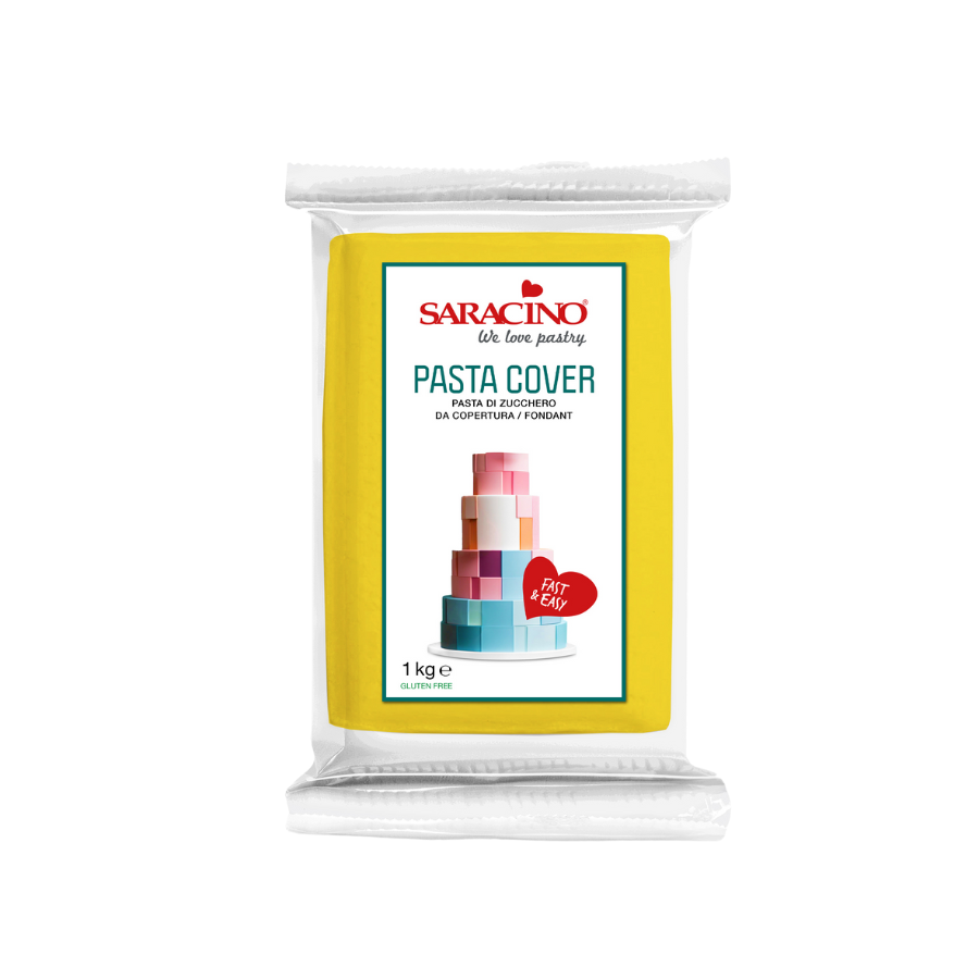Saracino Pasta Cover Pre-Coloured Yellow 1kg