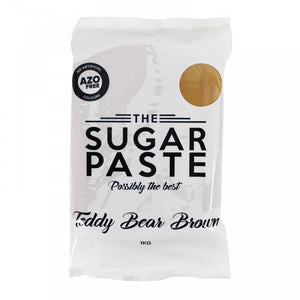 THE SUGAR PASTE Teddy Bear Brown Sugarpaste 1Kg