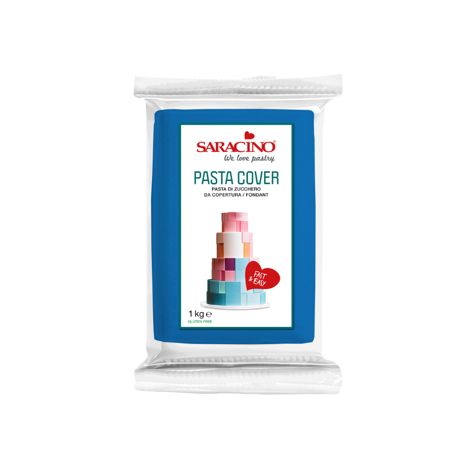 Saracino Pasta Cover Pre-Coloured Blue 1kg