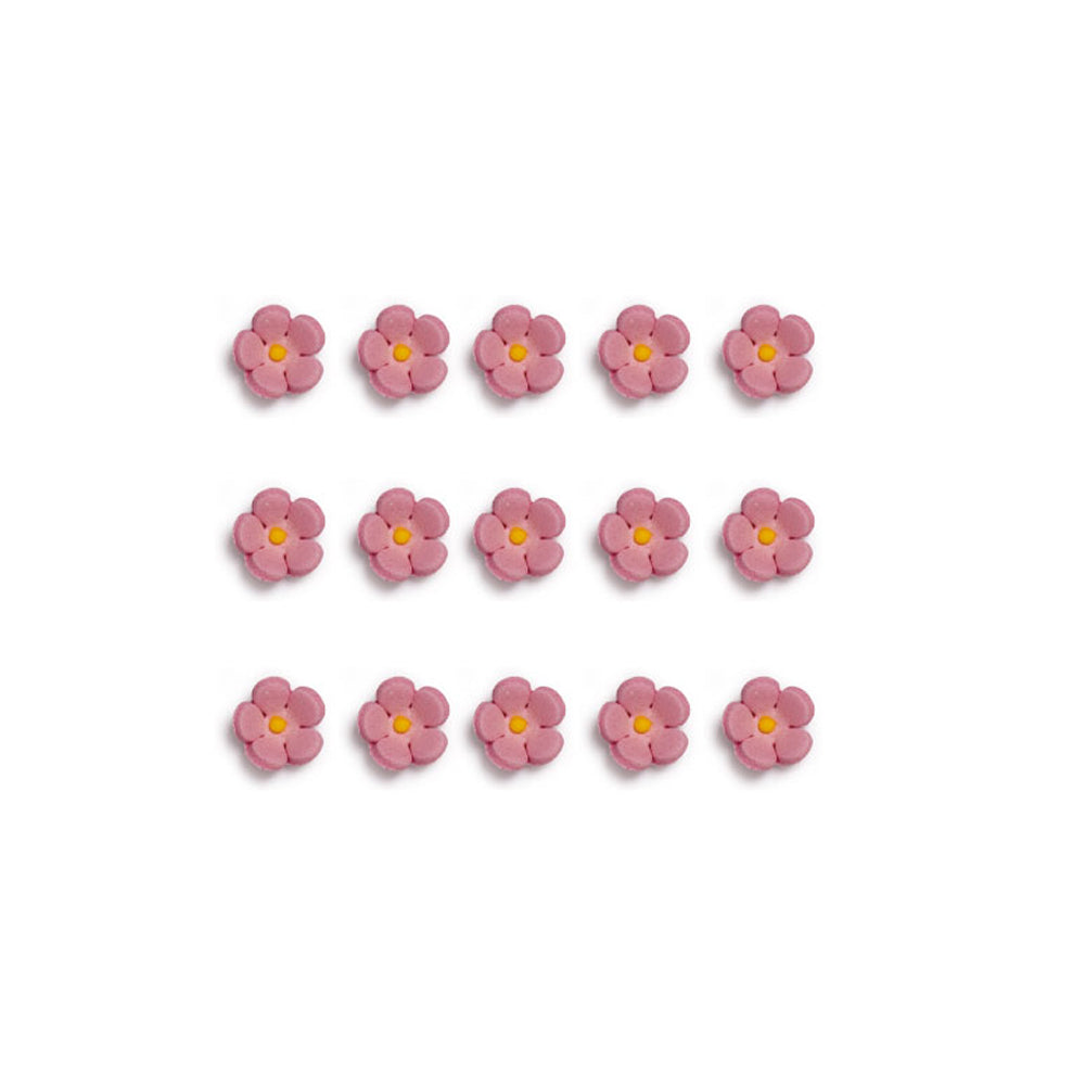 Decora Small Pink Sugar Flowers 30pk