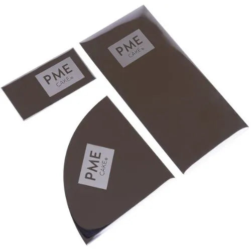 PME SET OF 3 MINI FLEXIBLE ICING SIDE SCRAPERS