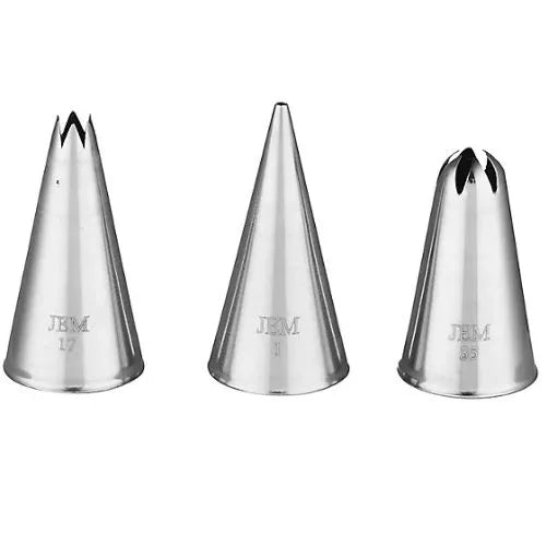 JEM NOZZLES SET – DOTS & SHELLS COLLECTION, PACK OF 3