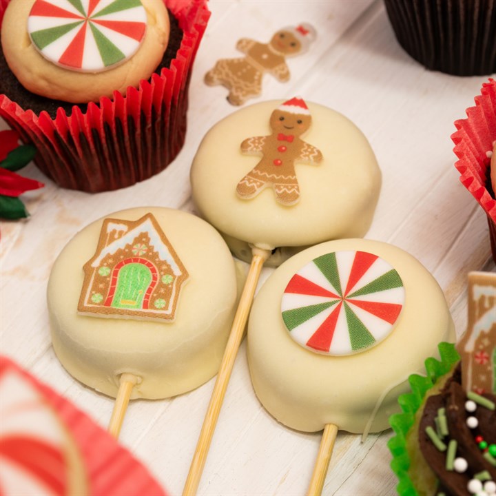 Bulk Pack Candyland Village Sugar Decorations Box of 192