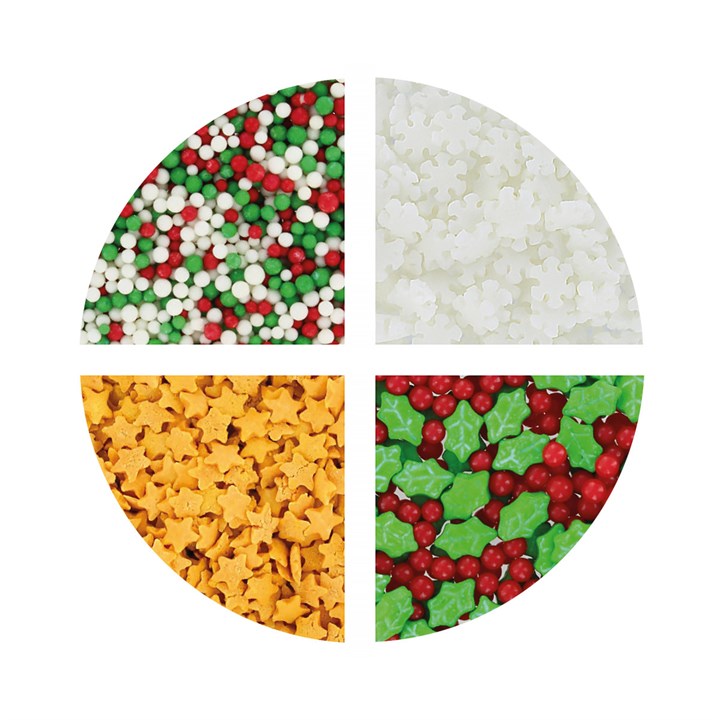 Create A Cake 4 Cell Classic Christmas Mix