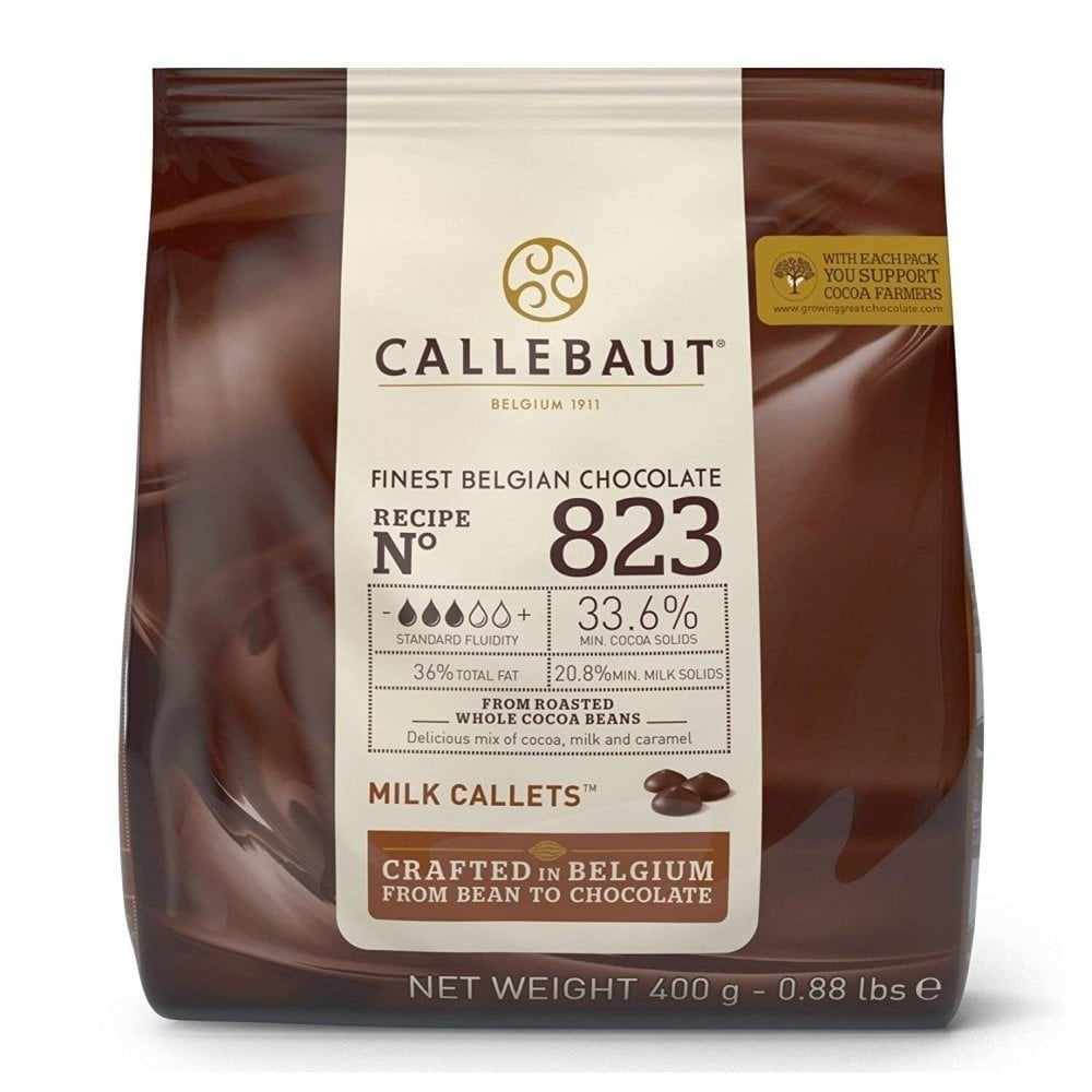 Callebaut Milk Belgian Chocolate No823 400g