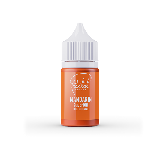 Fractal Mandarin - Superoil Oil Based Food Colouring 30ml