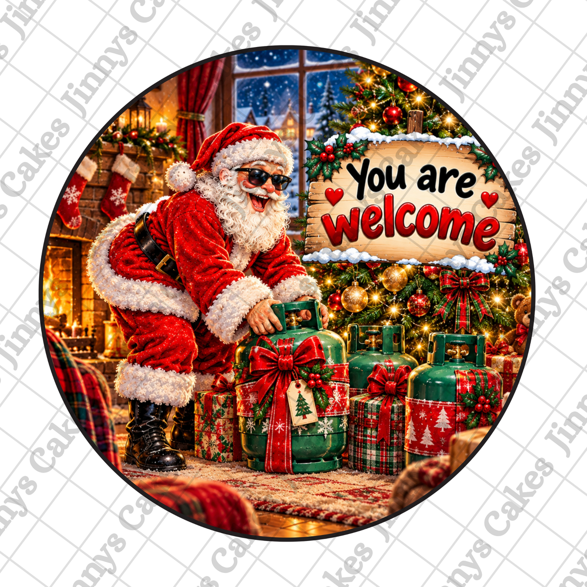 Christmas Cupcake/Cake Topper Sets