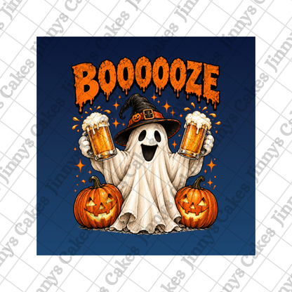 Boooooooze Digital Halloween Cupcake Topper (watermark removed on download)