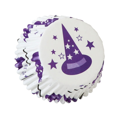 PME HALLOWEEN FOIL-LINED CUPCAKE CASES - WISE WIZARDS (PACK OF 30)