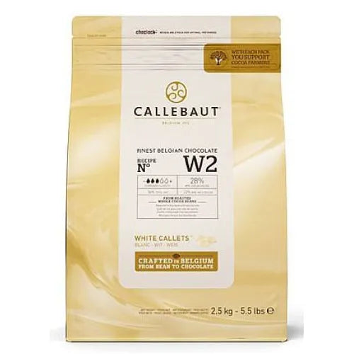 Callebaut White Belgian Chocolate 2.5kg