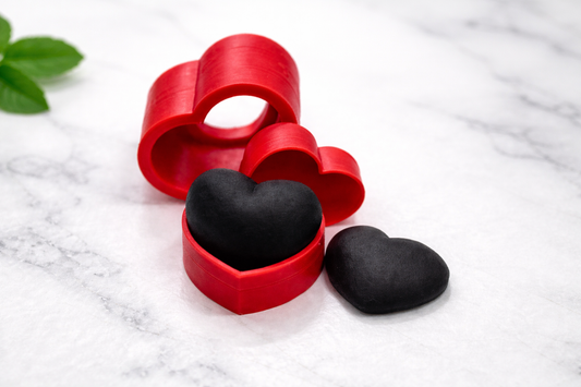 3-in-1 Heart Fondant Mould and Cutter – 40mm