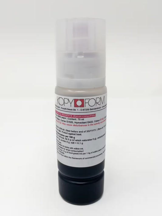 Edible ink for EPSON printer Magenta 70 ml (Easy-fill adapter)