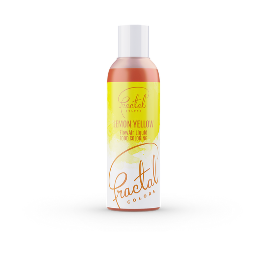 Fractal Lemon yellow  - Flowair Liquid Food Colouring - 100g
