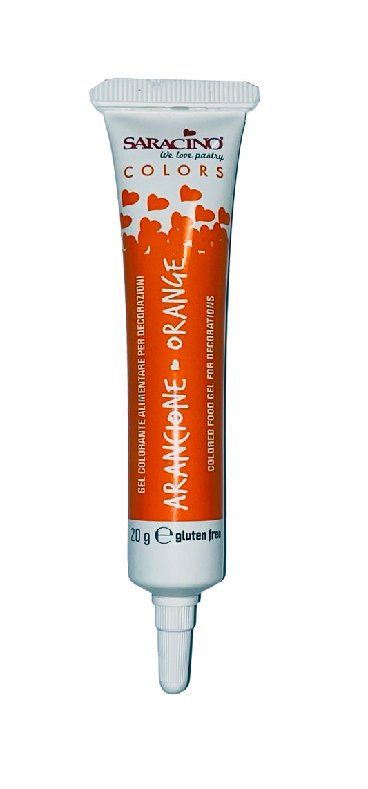 Saracino Food Gel Colours 20g- Orange