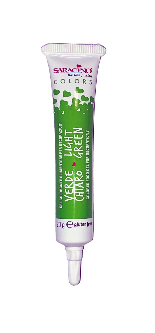 Saracino Food Gel Colours 20g- Light Green