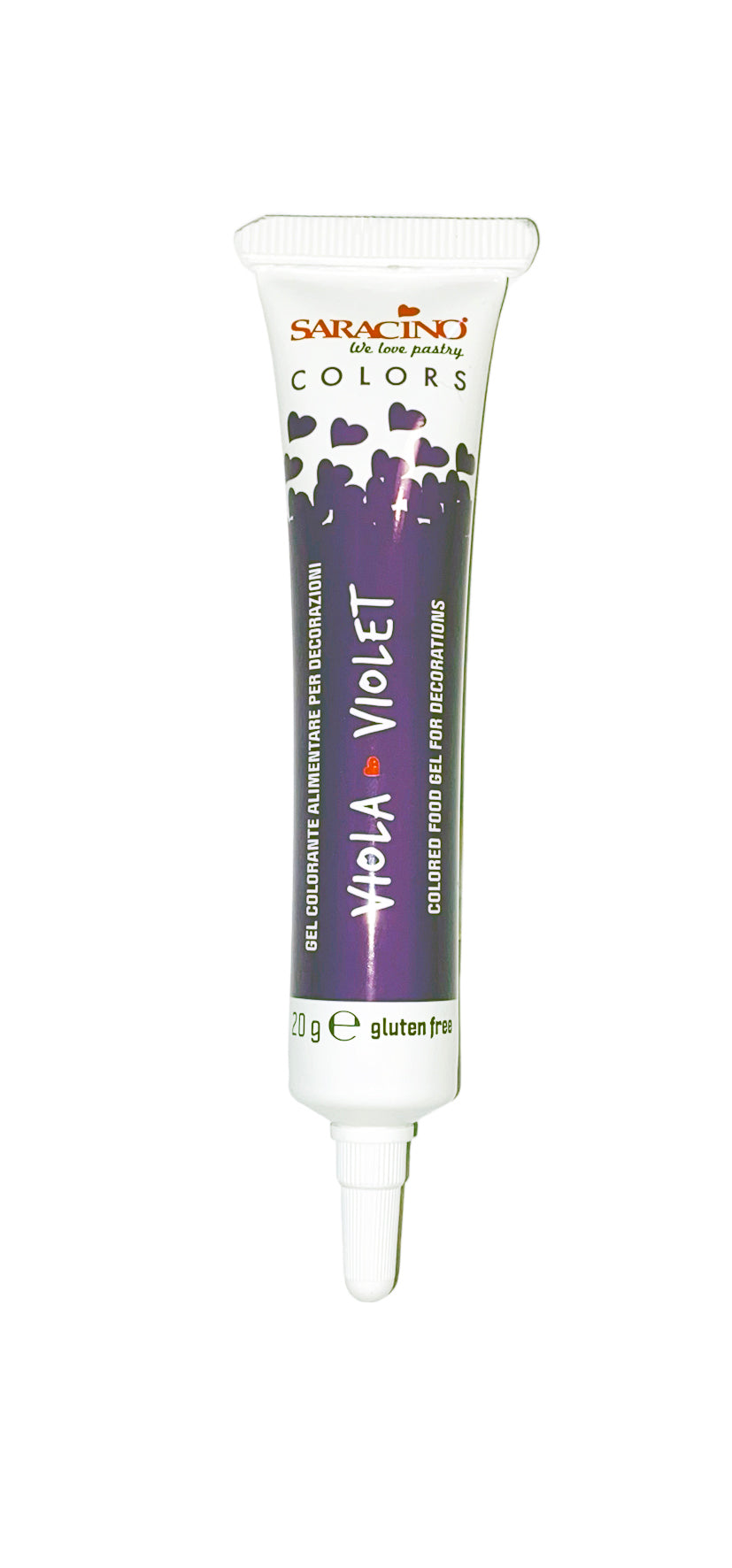 Saracino Food Gel Colours 20g- Purple