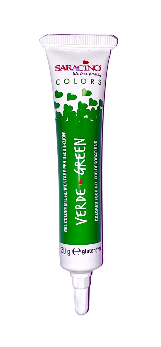 Saracino Food Gel Colours 20g- Green