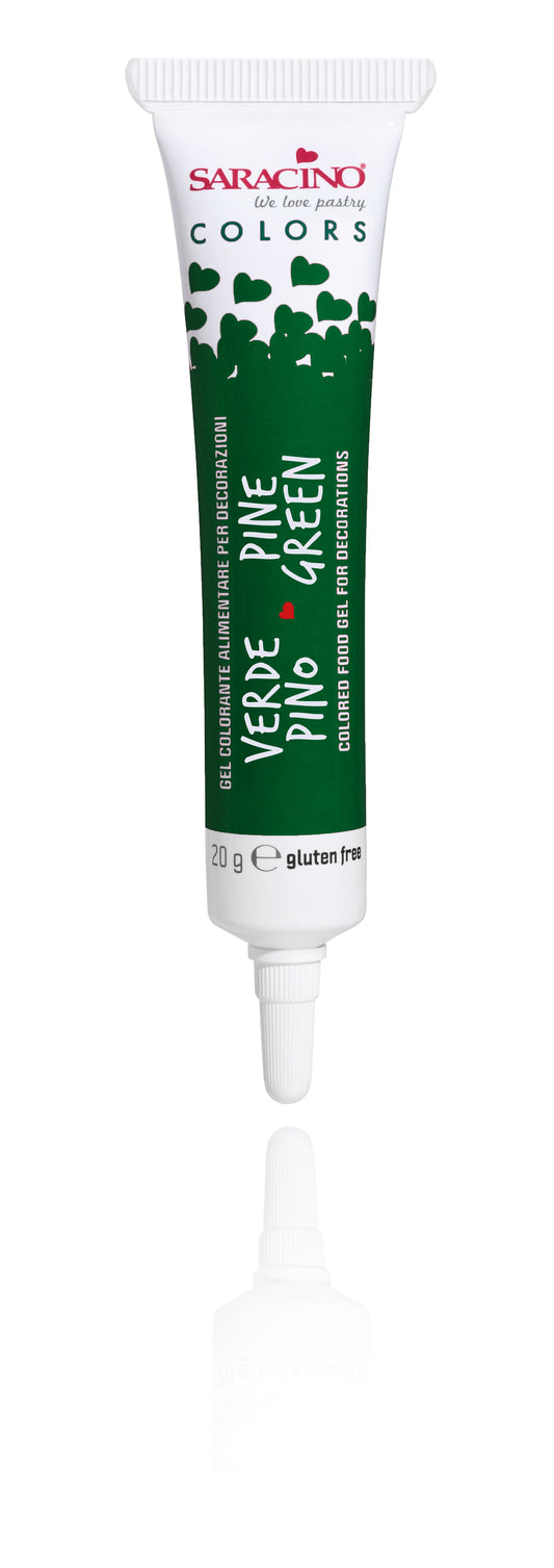 Saracino Food Gel Colours 20g- Pine Green