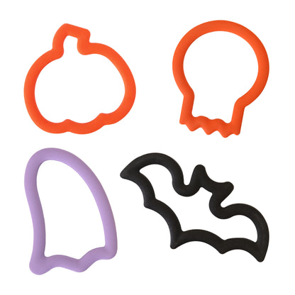PME HALLOWEEN COOKIE CUTTERS WITH COMFORT GRIP (SET OF 4)