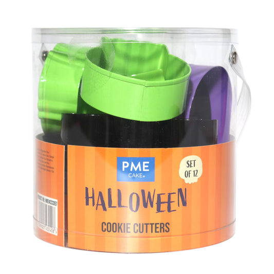 PME HALLOWEEN COOKIE CUTTERS (SET OF 12)