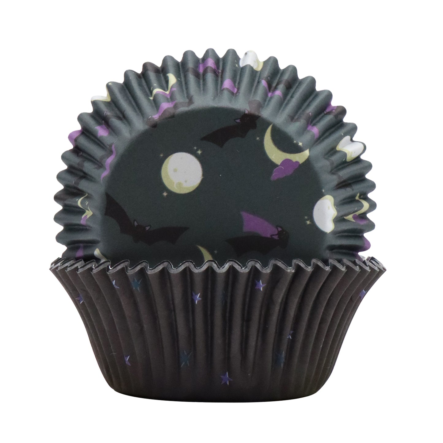 PME HALLOWEEN CUPCAKE CASES & TOPPER SET OF 48 - BATS