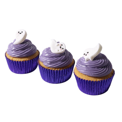 PME HALLOWEEN EDIBLE SUGAR DECORATIONS - FRIENDLY GHOSTS (SET OF 12)
