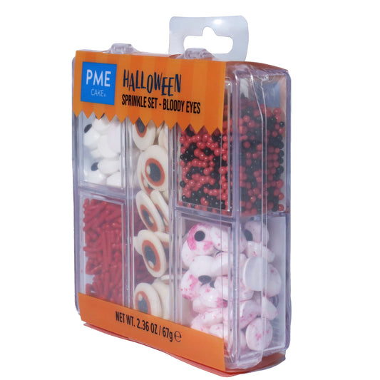 PME 5-IN-1 HALLOWEEN SPRINKLE SET - BLOODY EYES (67G)