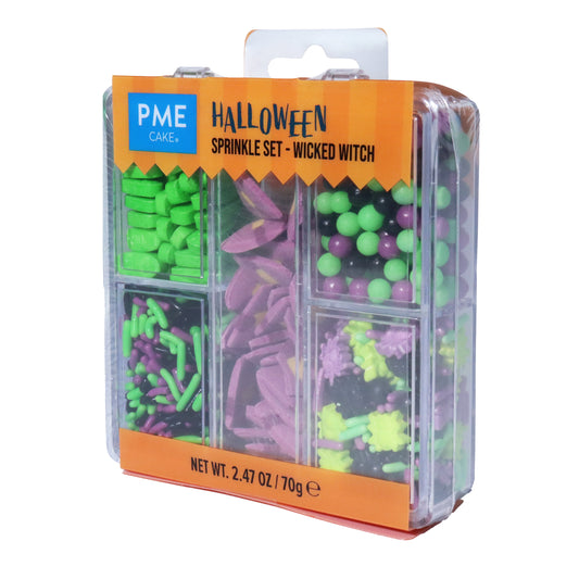 PME 5-IN-1 HALLOWEEN SPRINKLE SET - WICKED WITCH (70G)