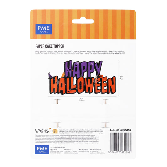 PME HALLOWEEN CAKE TOPPER (115 X 70MM)