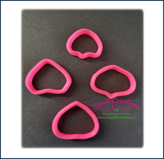 Hydrangea Petal Cutters Plain Set of 4 by Miriam Pearson