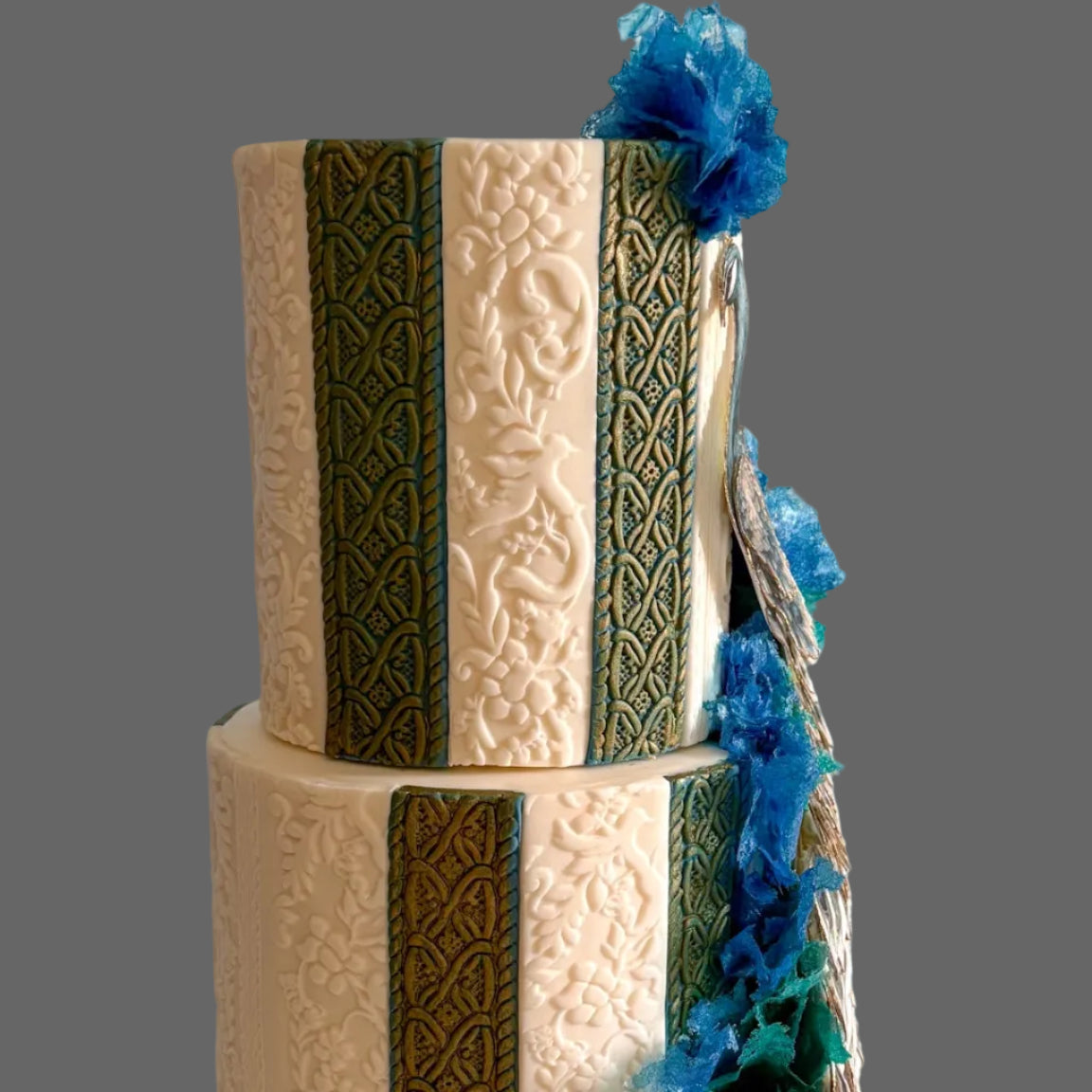 The Emerald Peacock Textured Roller