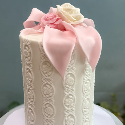 NEW "Cameo Roses" Textured Roller