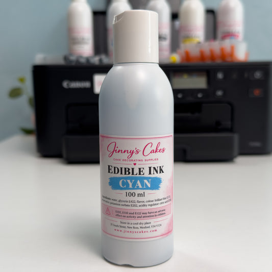 Cyan Edible Printer Ink 100ml – Jinny’s Cakes